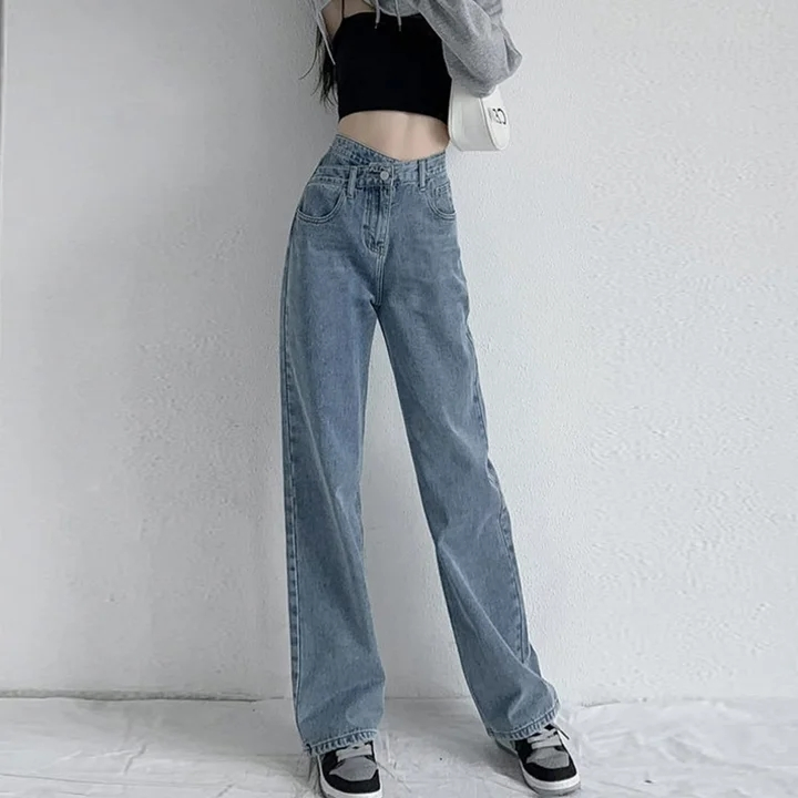 Calças de Jeans Justas de Algodão com Stretch para Mulheres São uma Escolha de Moda para Mulheres