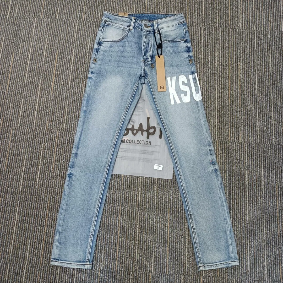 Serviço de Atacado de Jeans com Bordado Cruzado Inspirado na Ksubii Premium