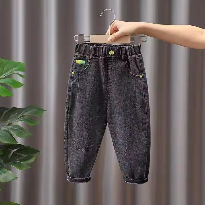 Novas Roupas Infantis de Outono e Inverno, Jeans Infantis de Alta Qualidade