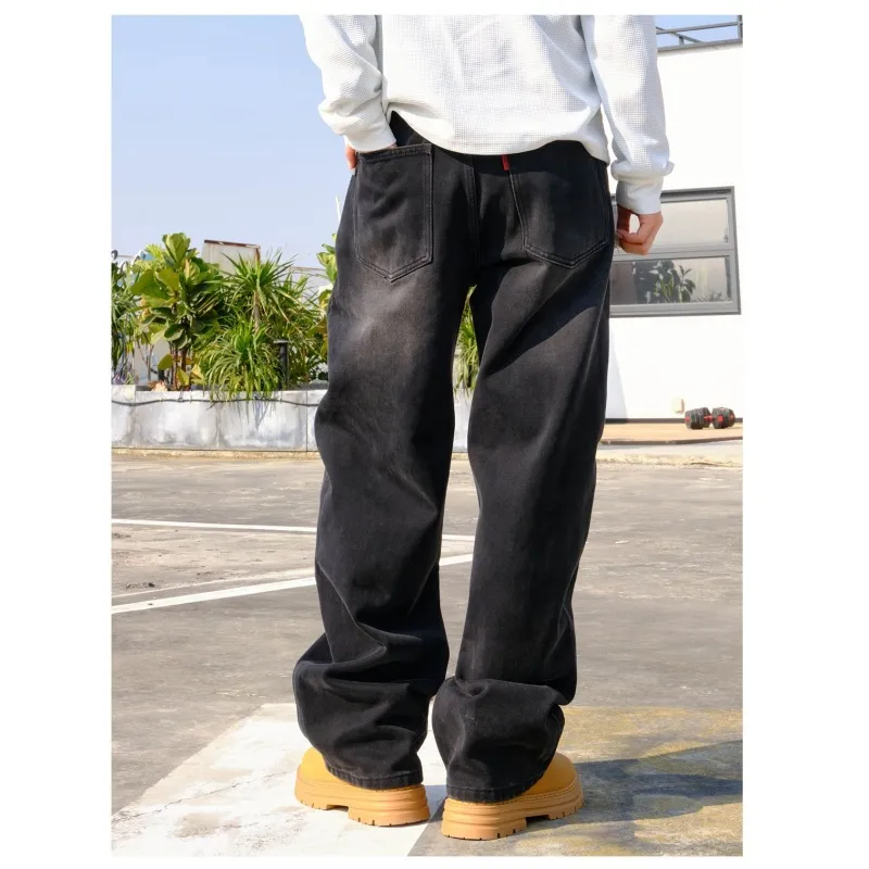Fabricante de Marca de Alta Qualidade Jeans Masculinos Luxo Y2K Hip Hop Stretch Rasgado Lavagem Jeans