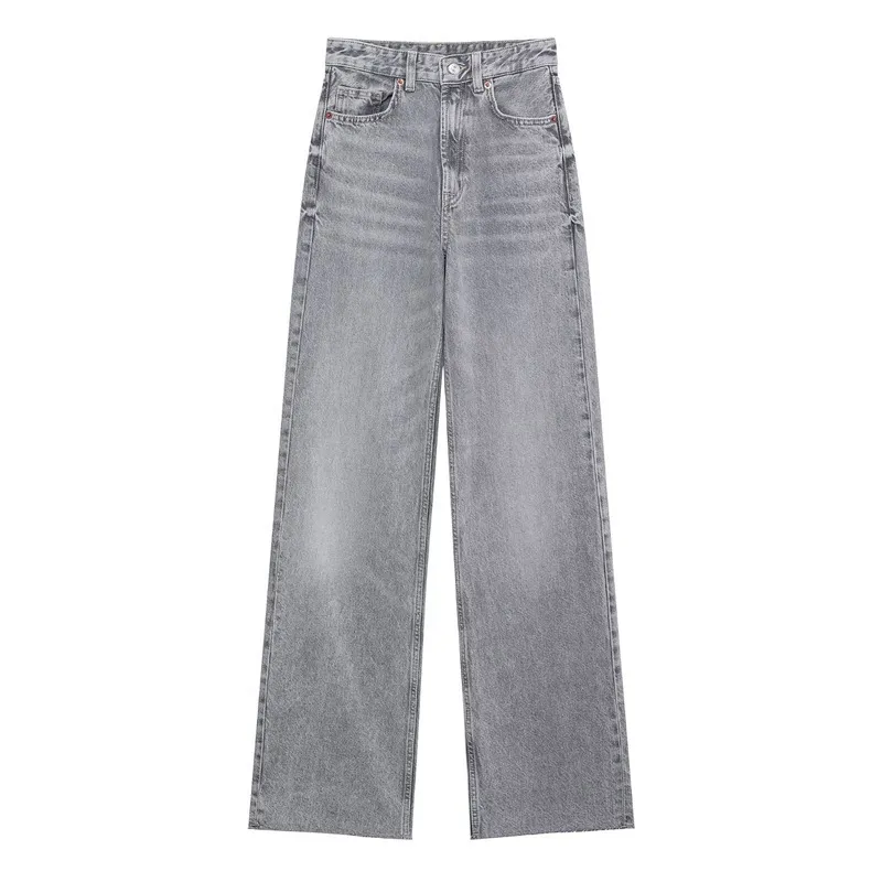 Jeans femininos de cintura alta estilosos para conforto e ajuste no dia a dia