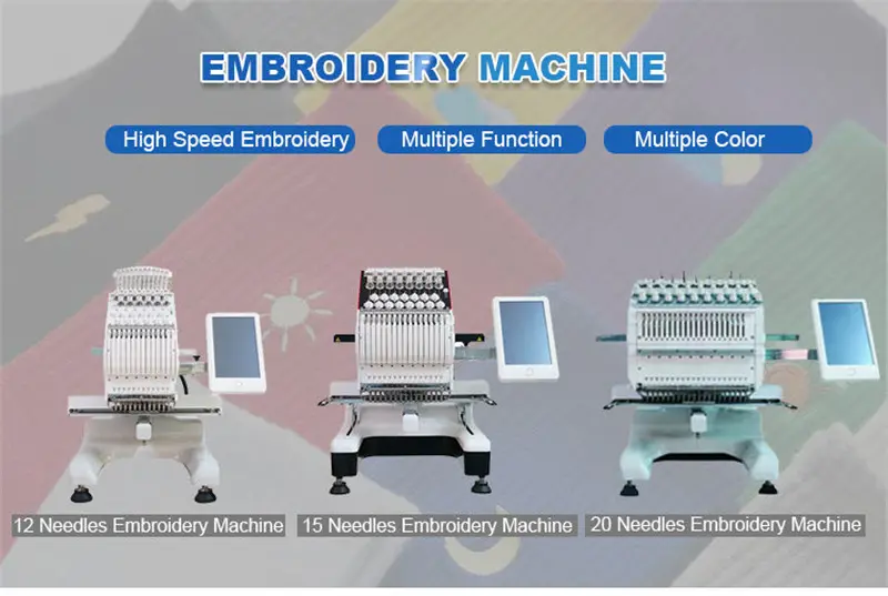 Single Head Embroidery Machine