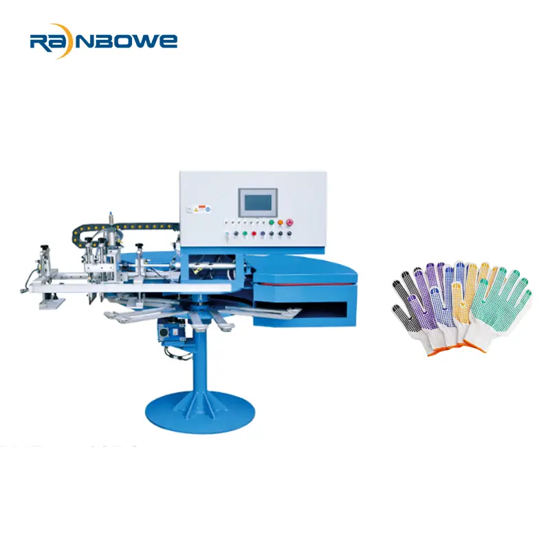China Trending Products   Sock Making Machine Price  - Dotting Gloves and Socks Automatic Rotary non-slip Dotting Machine - Rainbowe Exporters, Companies