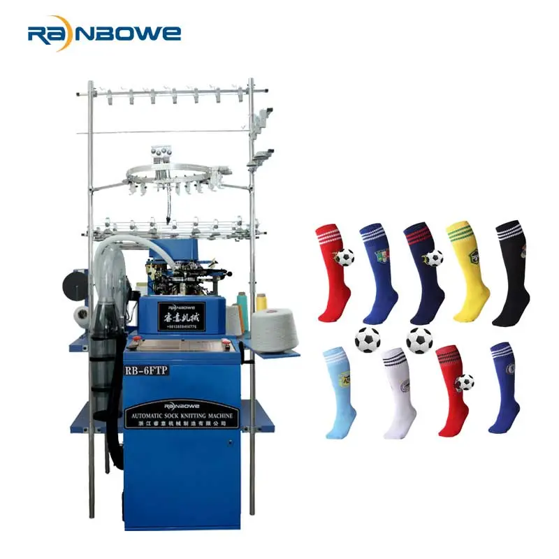 China Factory Supply  6f Sock Knitting Machine  - High Speed Factory Price Sock Knitting Machines for Making Football Socks - Rainbowe Manufacturer, Suppliers