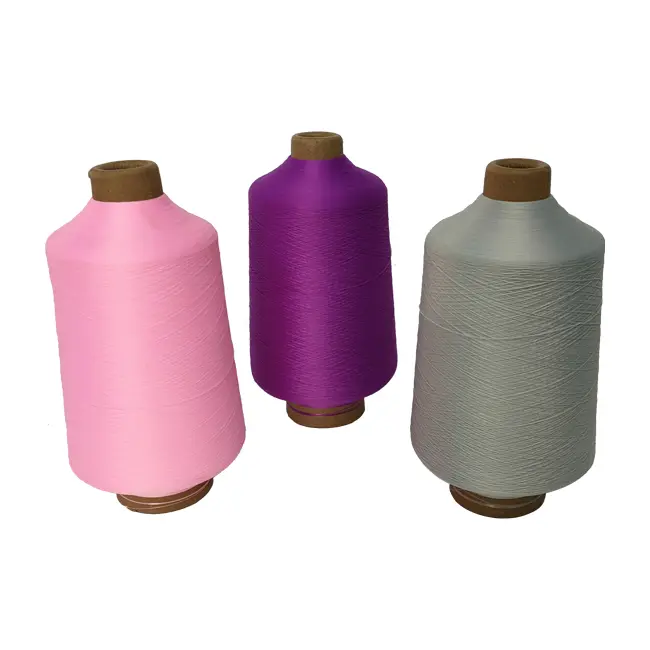 Custom 100% Nylon Yarn Dyed High Stretch High Elastic Nylon Yarn for Knitting Socks Supplier, Products