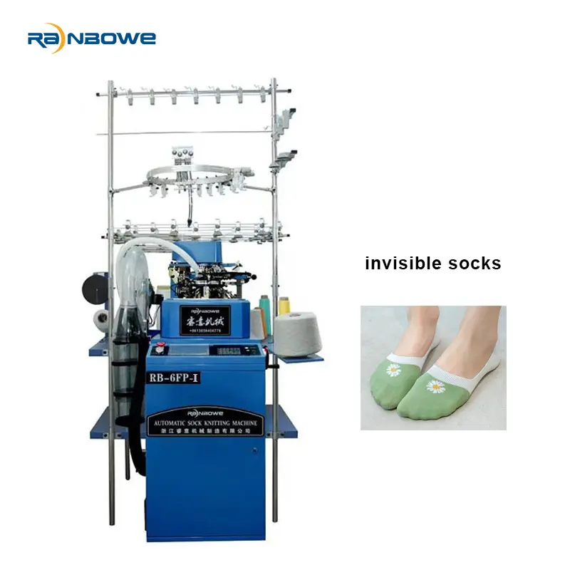 Custom Hot New Products  Sock Knitting Machine On Sale  - Rainbowe Computerized Feijian Needles Plain Socks Making Machine for Making Socks - Rainbowe Exporters, Exporter