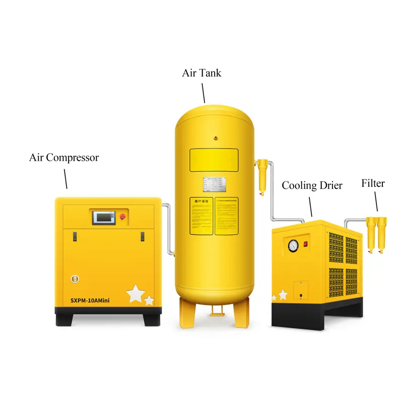 Wholesale Price  Polyester Yarn Twisting Machine  - Auto China Industrial Use 7.5kw 11kw 15kw Air Compressor Manufacturers - Rainbowe