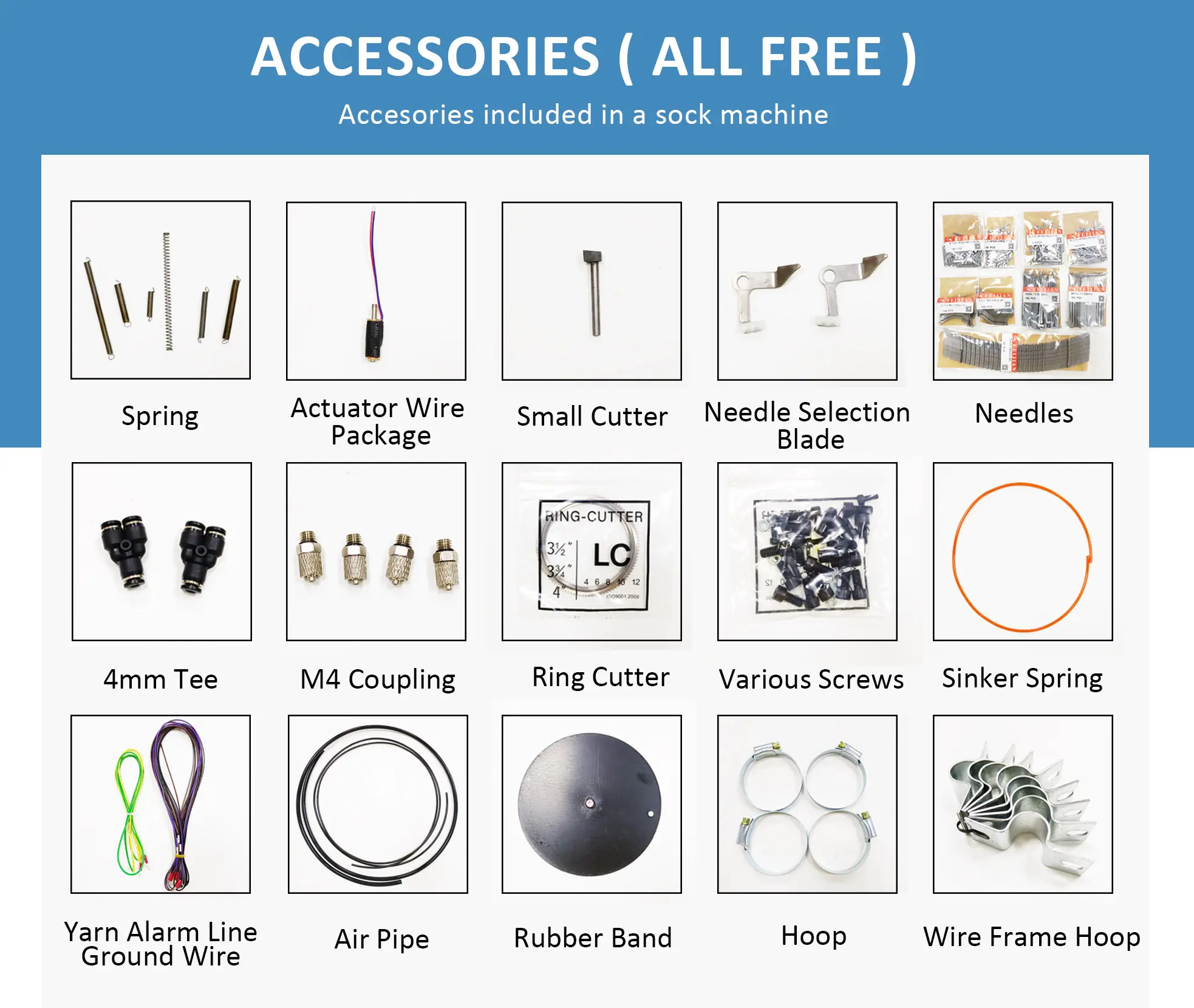 Machine accessories