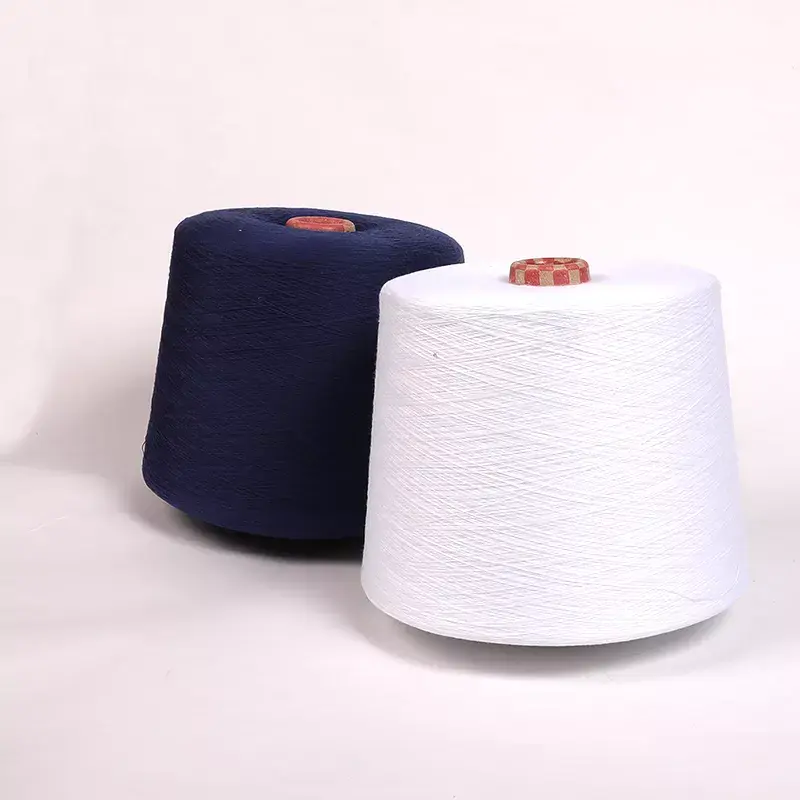 Custom Design Colorful 100% Polyester Yarn Spun Polyester Yarn Price
