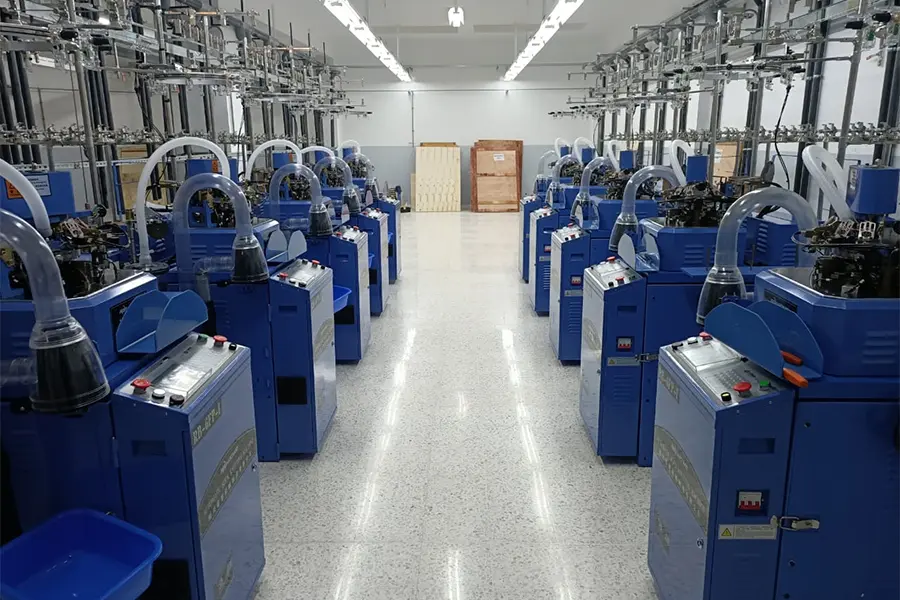 Rainbowe sock machine high-speed production demo