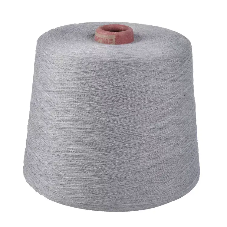 High-Quality Factory Wholesale Dope Dyed Polyester Ring Spun Yarn for Socks Knitting Supplier, Factory