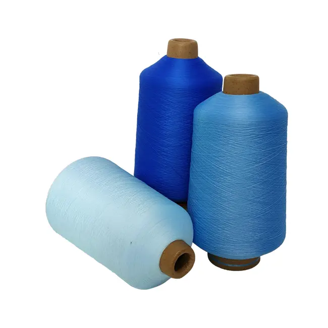 Custom 100% Nylon Yarn Dyed High Stretch High Elastic Nylon Yarn for Knitting Socks Supplier, Products