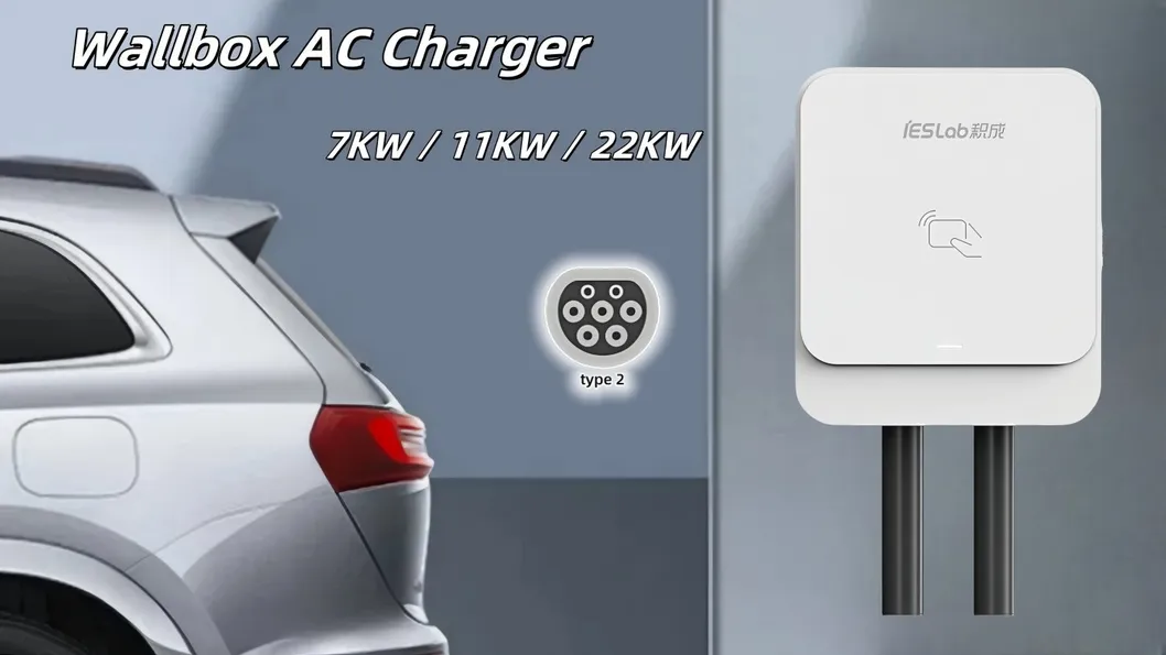7kw نوع صندوق الحائط 2 Ocpp CE 32A 230V حل شحن سريع للسيارات الكهربائية بتيار متردد