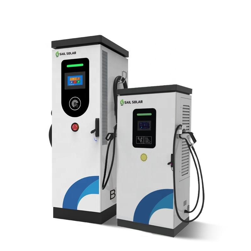 محطة شحن كهربائية للسيارات الكهربائية مثبتة على الحائط 60-160kw شاحن سريع مباشر