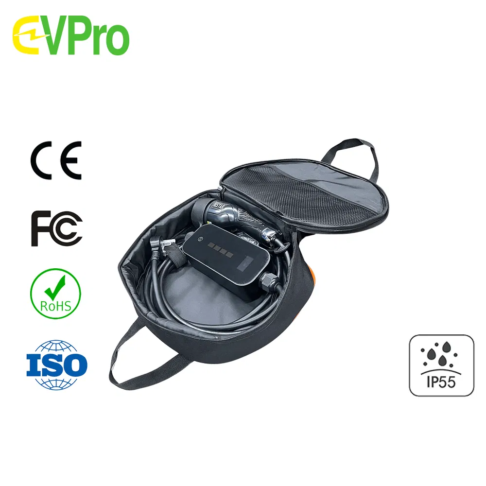 3kw / 3.6kw شاحن ذكي محمول كهربائي للسيارات مع تحكم في درجة الحرارة (نسخة مطورة من هيكل الألمنيوم)