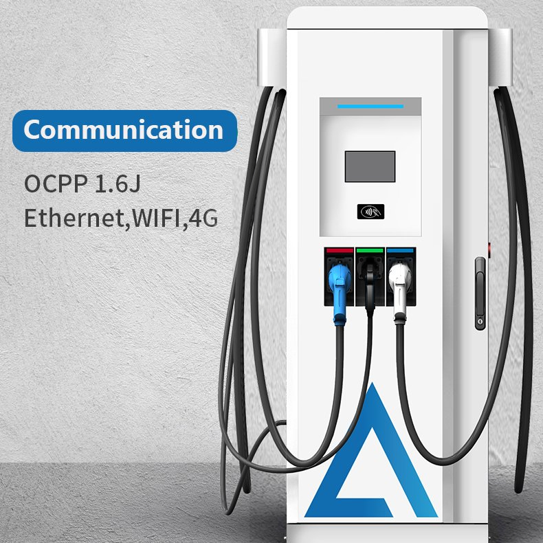 150kw شاحن سريع للسيارات الكهربائية شحن محطة شحن السيارات الكهربائية CCS Ocpp