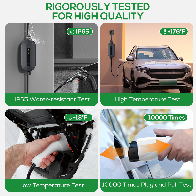 خدمة OEM من نوع Ovrod EU 3.5kw 16A مستوى الوضع 2 نوع شاحن AC EV 2 شاحن EV محمول شاحن المركبات الكهربائية