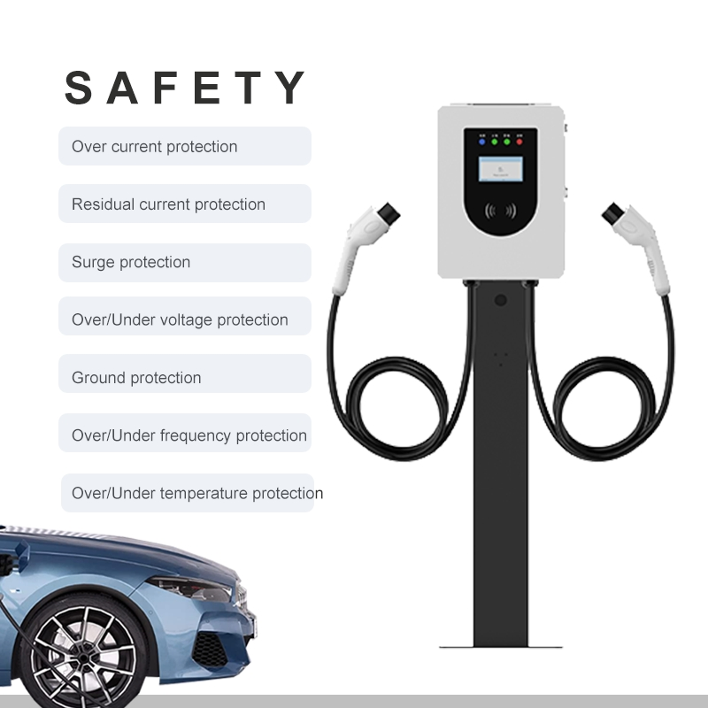 شاحن تيار مستمر مزدوج عالي السرعة لشحن السيارات الكهربائية