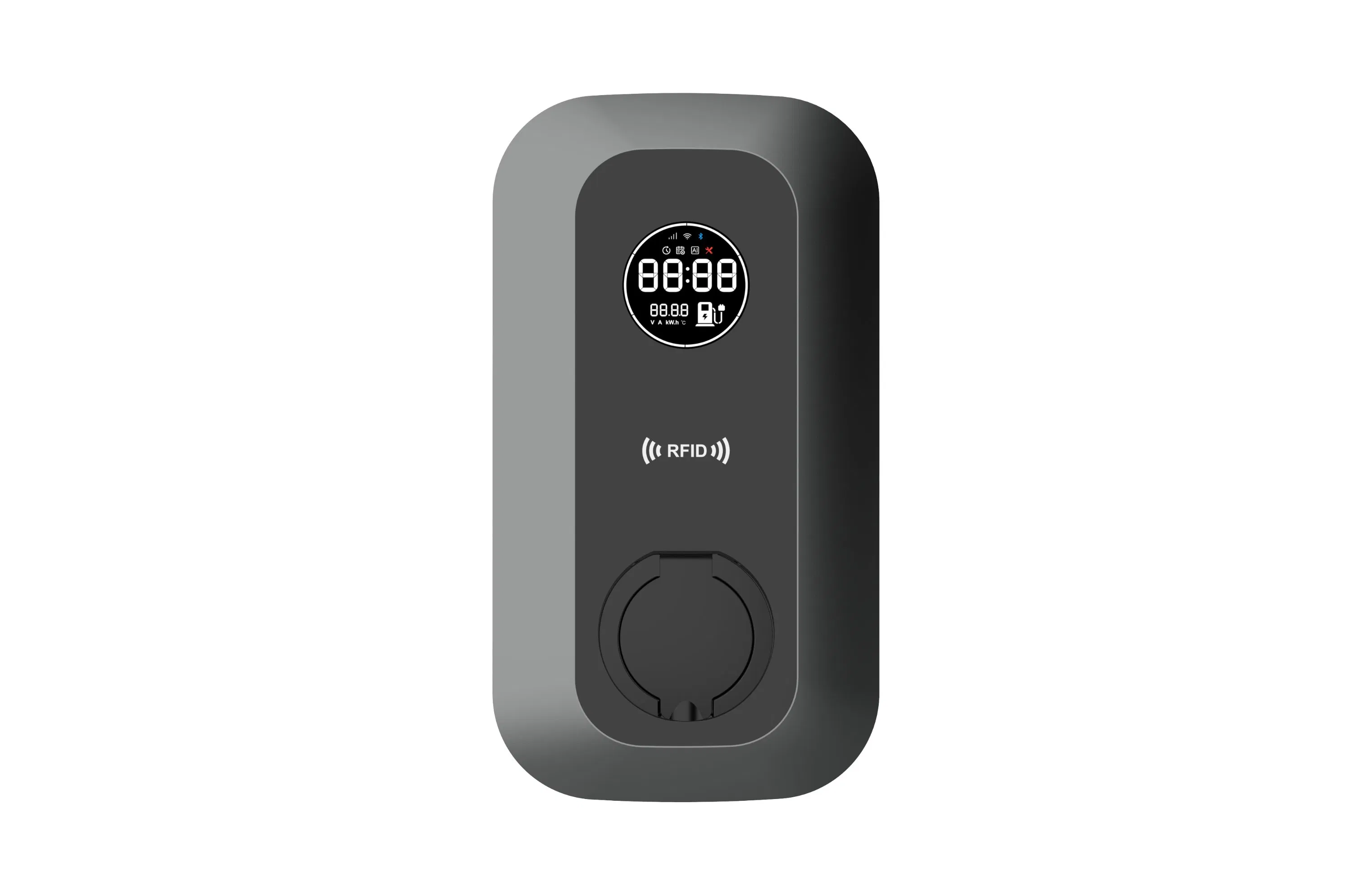 غوه جملة CE CB معتمد 32A 22kw APP 4G واي فاي RFID 4 بوصة شاشة LCD نوع 2 شاحن مقبس كهربائي للسيارات الكهربائية