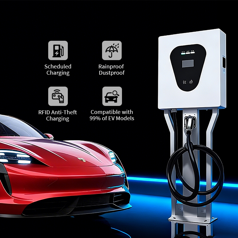 شاحن سيارات كهربائية عالي القدرة DC خارجي تجاري 30kw