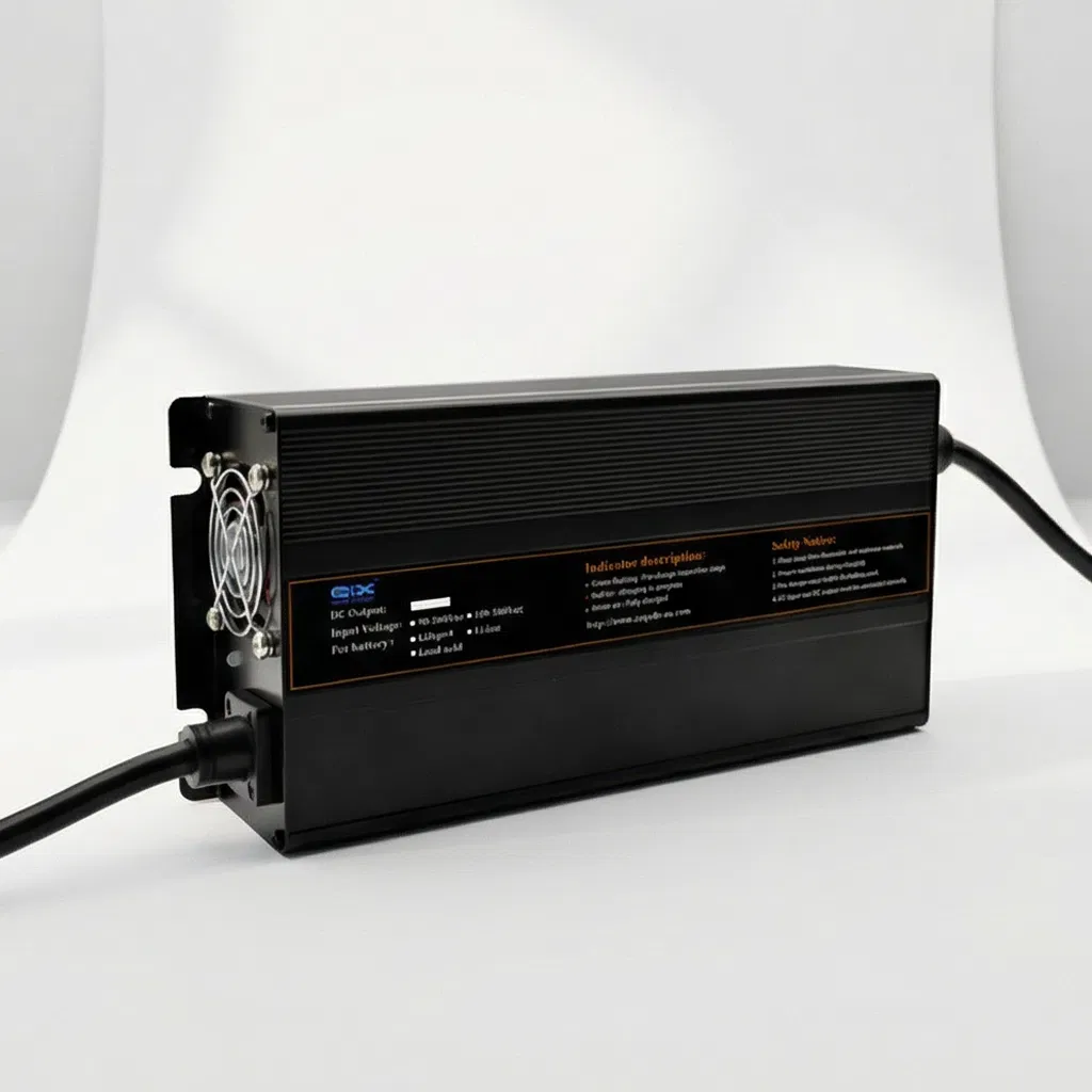 شاحن سريع موثوق لبطارية ليثيوم 2000W لعربة الجولف والمركبات الكهربائية، 48V 40A مع اتصال كانبوس IP34 مصنف