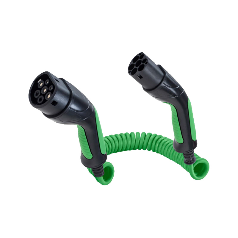 EU Standard Portable Electric Car EV Charger 3.7-22kw Adjustable Power 16A 32A Dual-Head Charging Gun New Condition AC 380V Charging Cable