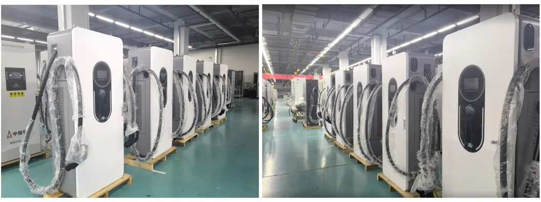 معيار تجاري للاتحاد الأوروبي 60kw-180kw CCS2 شاحن سريع للسيارات الكهربائية ببطارية تيار مستمر