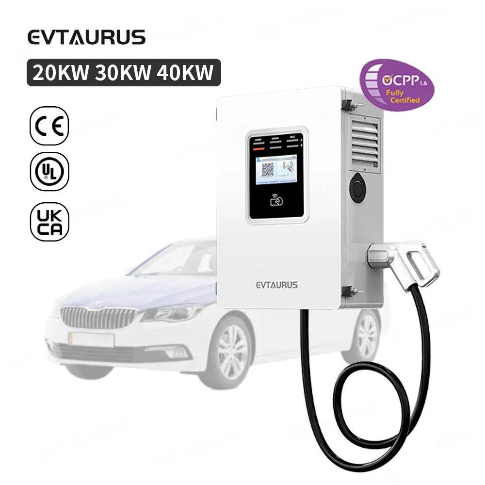 20kw 30kw 40kw IP54 شاحن سيارات كهربائية بقدرة تيار مستمر من والبوكس بيد جي بي تي شاديمو سي سي إس للاستخدام المنزلي والتجاري