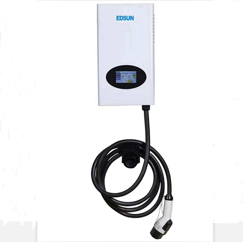 جهاز شحن كهربائي للسيارات الكهربائية مثبت على الحائط 20A 7kw