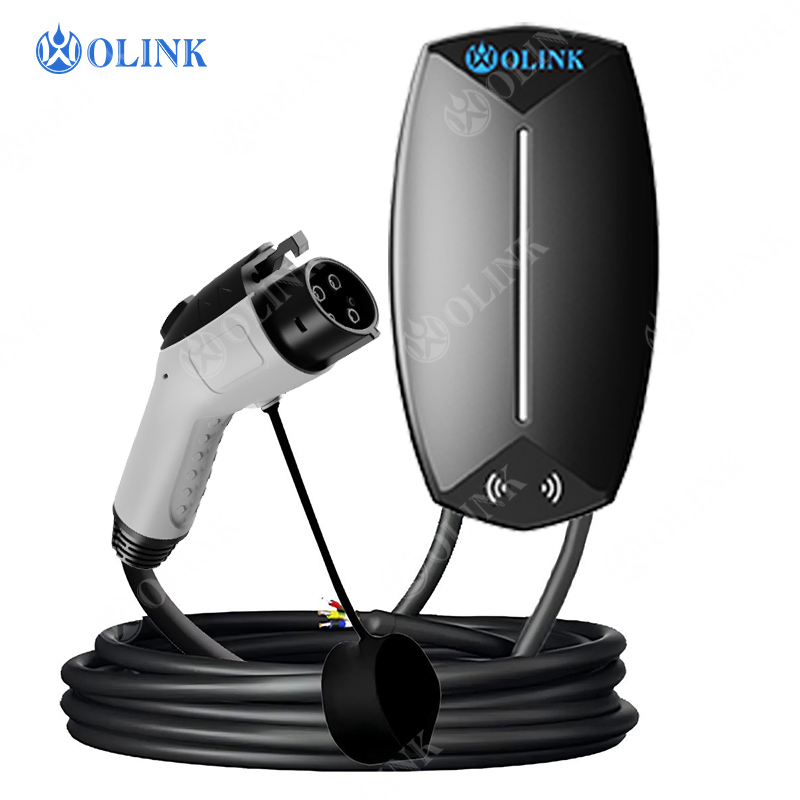 شاحن سيارة كهربائية Olink Gbt مستوى 2 - 11kw/22kw معتمد من CE