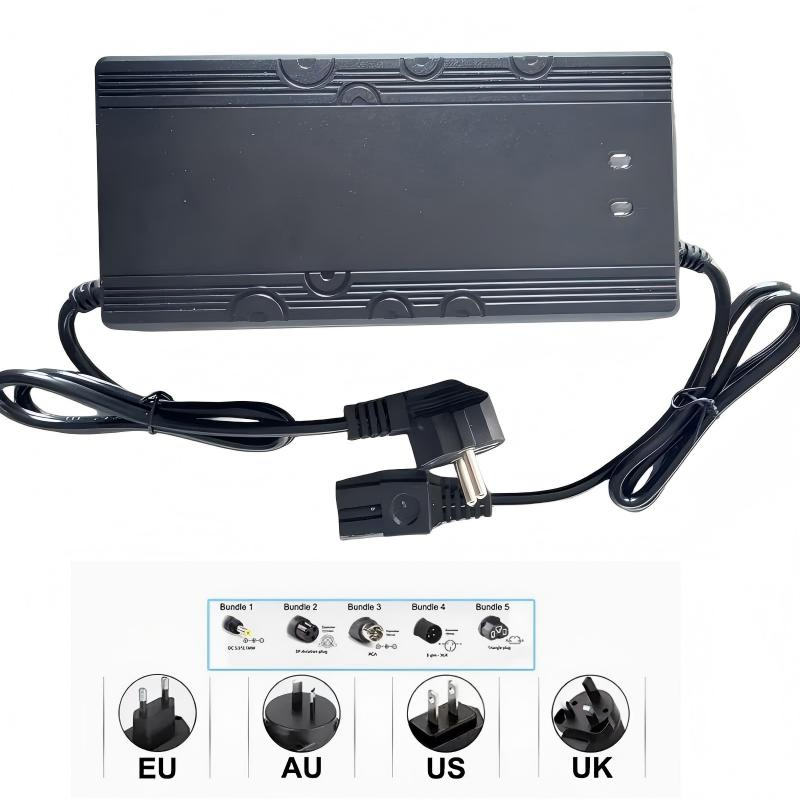 شاحن بطارية ليثيوم كهربائية عالية القدرة 48V 5A 8A 10A 12A 15A 20A مع شاشة LCD 13s 14s 16s 54.6V 58.8V 58.4V 54.75V