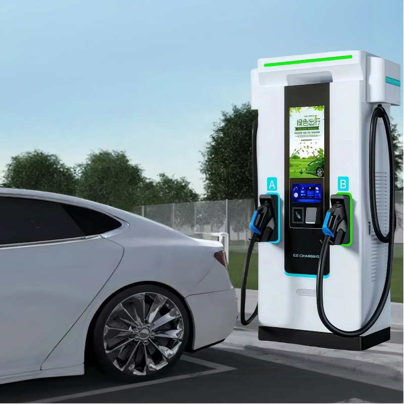 غوهي 60kw مستوى تجاري 3 محطة شحن سيارات كهربائية شحن سريع DC
