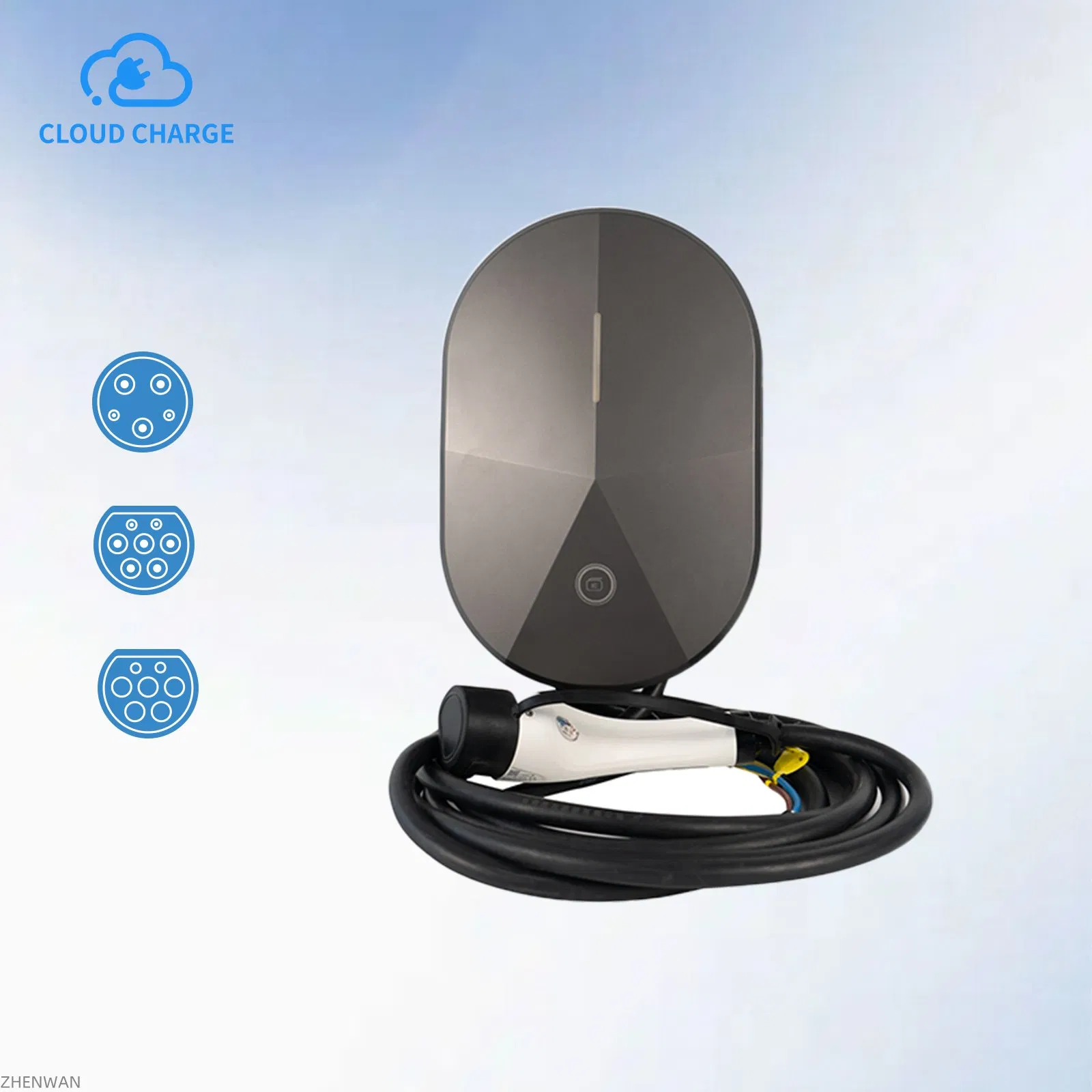 نظام شاحن كهربائي مثبت على الحائط متين يوفر إدارة طاقة فعالة وموثوقة مع تقنية 7kw التيار المتردد المتقدمة