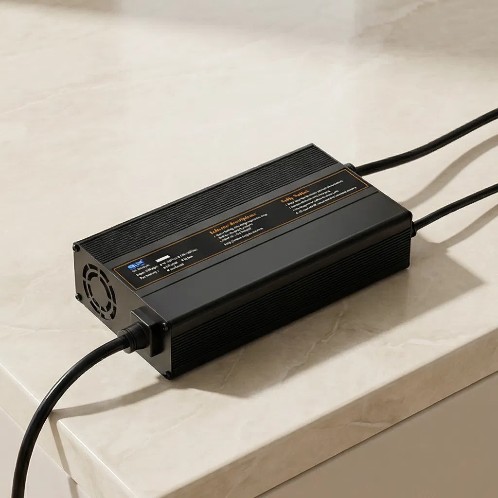 شاحن سريع موثوق لبطارية ليثيوم 2000W لعربة الجولف والمركبات الكهربائية، 48V 40A مع اتصال كانبوس IP34 مصنف