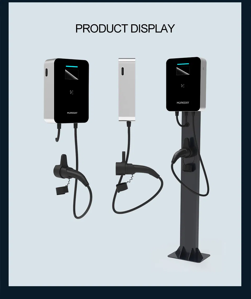 محطة شحن كهربائية مثبتة على الحائط للسيارات الكهربائية 7kw 11kw 22kw وحدة شحن منزلية جديدة للطاقة