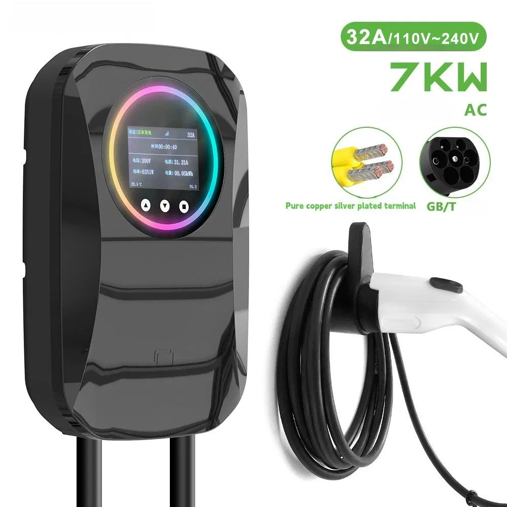 شاحن ذكي 7kw إلى 22kw للسيارات الكهربائية
