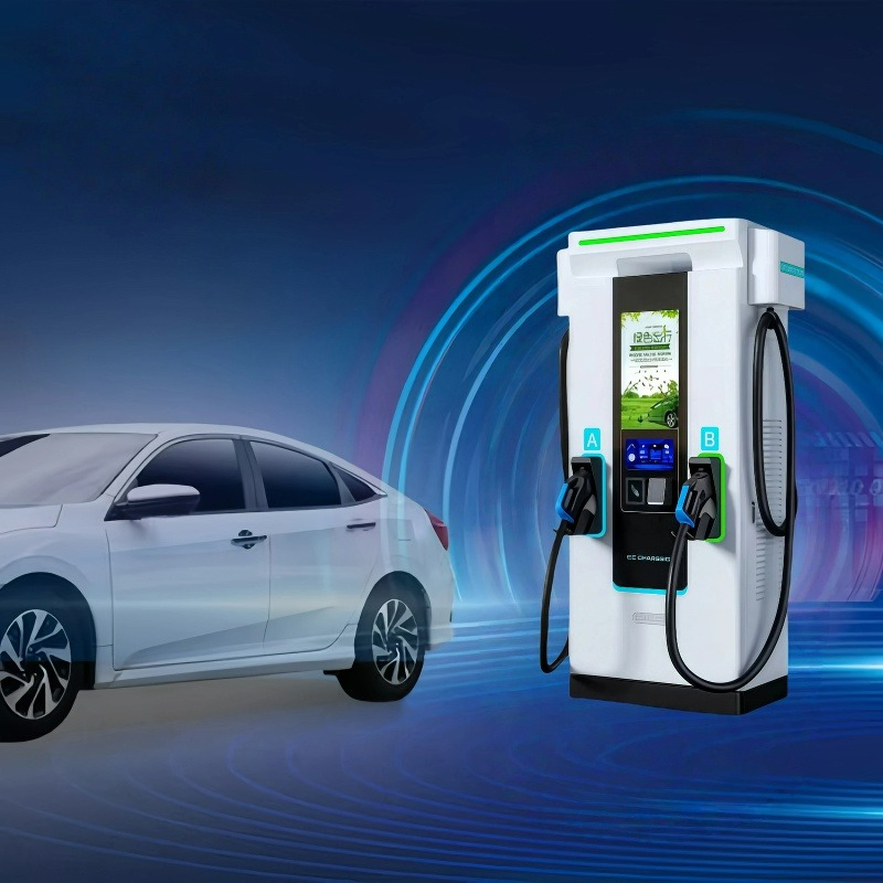 محطة شحن سريع للسيارات الكهربائية/الشاحنات/التاكسي/الحافلات من غوه نيو إنرجي 120kw شاحن تيار مستمر تشاديمو CCS