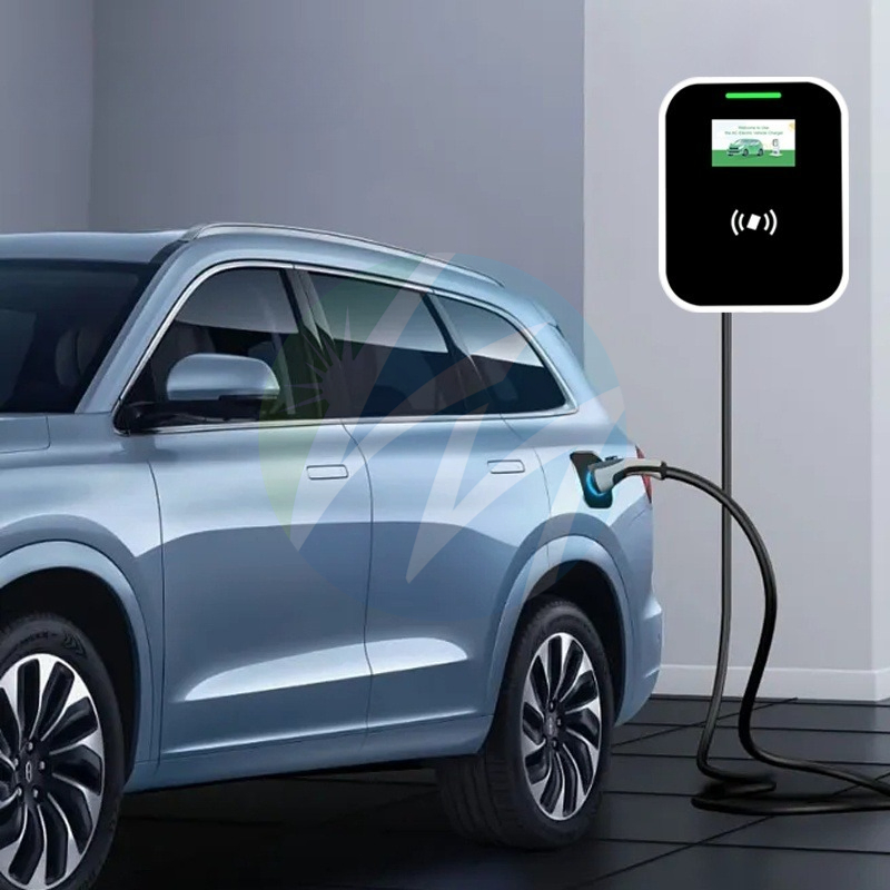 380V محطات شحن السيارات الكهربائية Type1 Type2 GB/T IP54 3 شاحن السيارة ثلاثي الطور