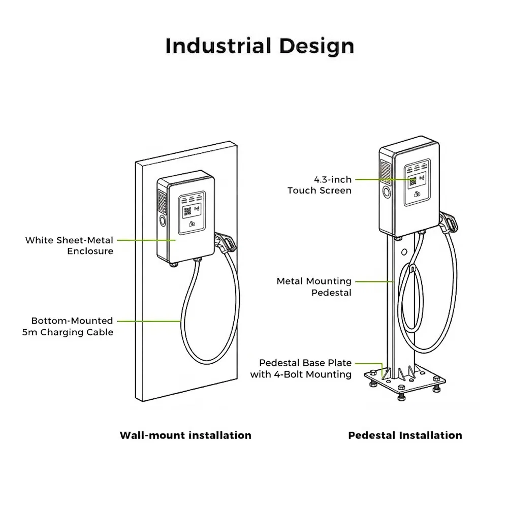 جديد 15kw 20kw 30kw 40kw 60kw أوكوب جي بي تي CCS2 نكس شاديمو IP54 شاحن سريع للسيارات الكهربائية مع توازن الحمل