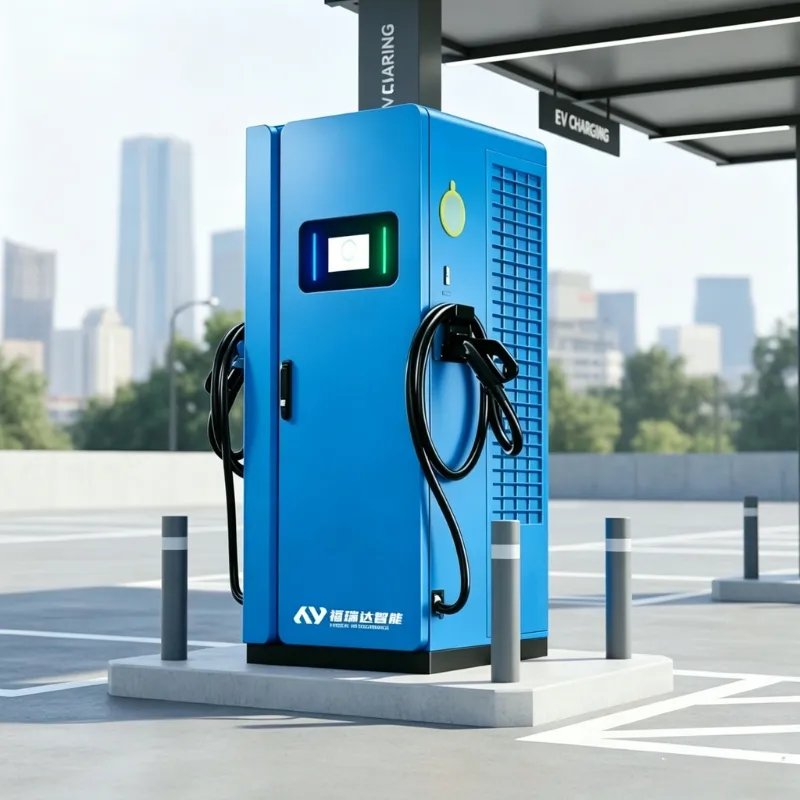 محطة شحن ذكية للتيار المباشر لمشاريع مواقف أسطول السيارات 120kw