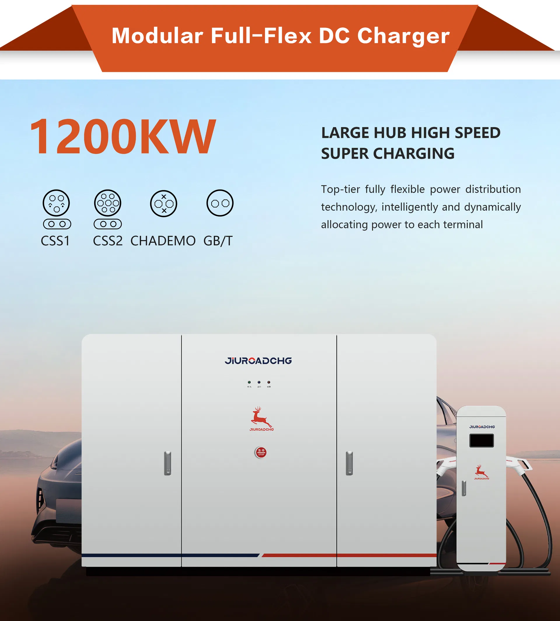 1200kw شاحن كهربائي سريع للسيارات الكهربائية من نوع الانقسام عالي القوة CCS2 محطة شحن بطارية السيارة الكهربائية