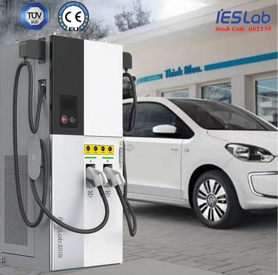 320kw شاحن بطارية كهربائية سريع للسيارات/المركبات CCS2 مزدوج المنفذ مثبت على الأرض مع Ocpp1.6j بروتوكول وشهادة CE