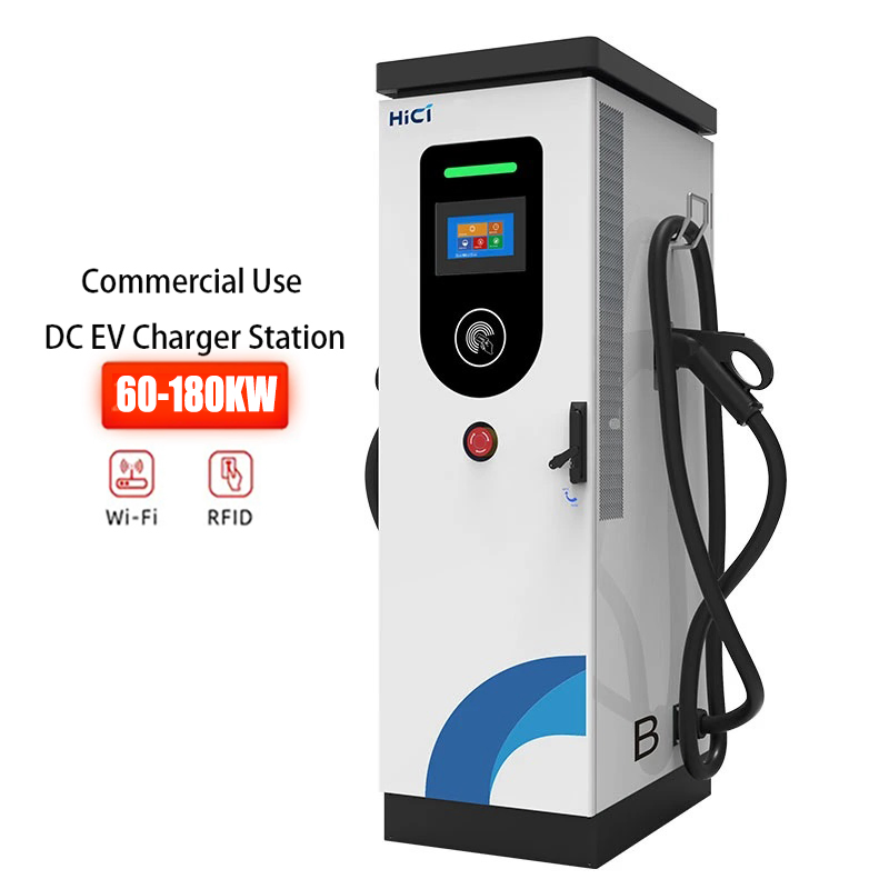 60kw /120kw/180kw CCS2+Gbt محطة شحن سريع للسيارات الكهربائية
