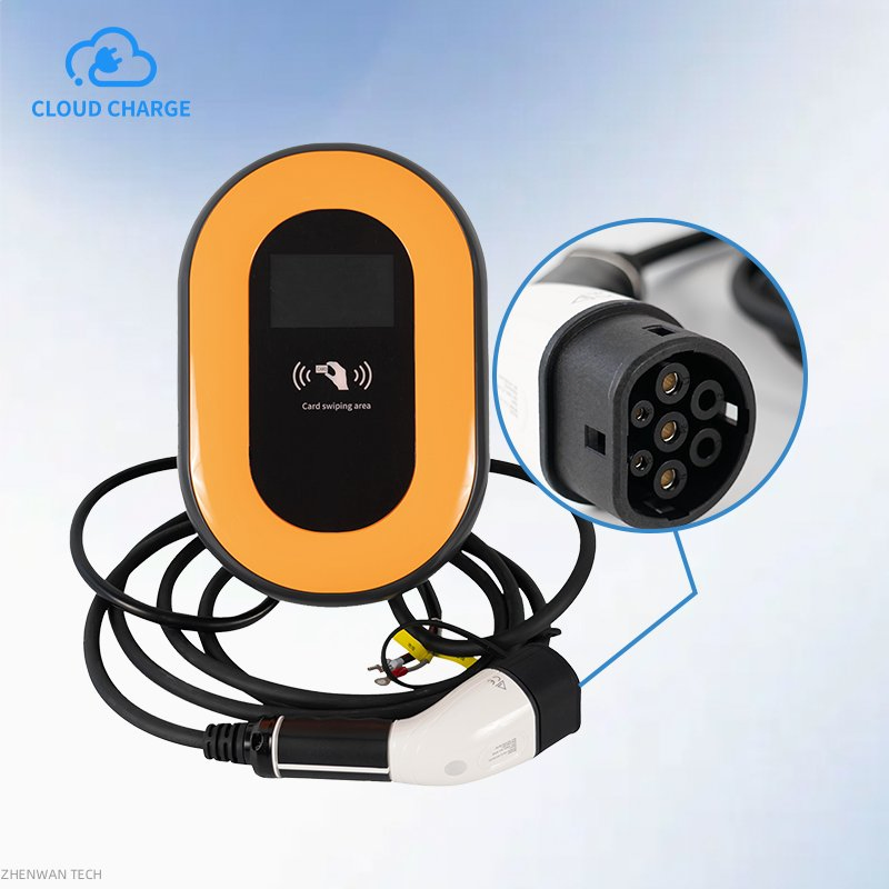 نظام شاحن الحائط المتميز يقدم إدارة ذكية للطاقة للاستخدام المنزلي مع شاحن 7kw AC EV الموثوق