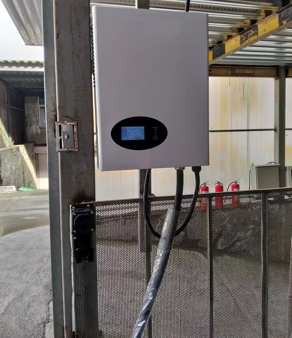 جهاز شحن كهربائي للسيارات الكهربائية مثبت على الحائط 20A 7kw