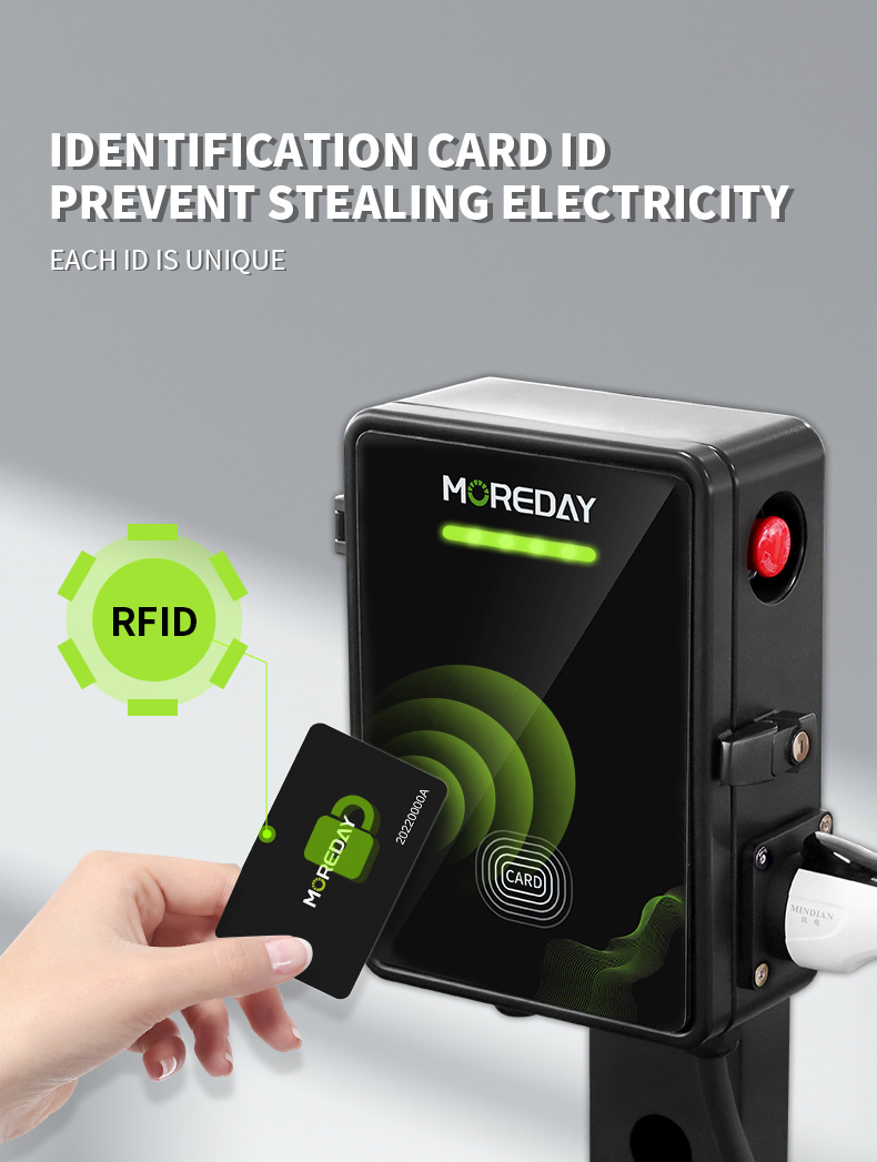 وضع 3 نوع 2 قابس 1 مرحلة 3 مرحلة 7.4kw 22kw محطة شحن سيارة كهربائية AC Wallbox مع واي فاي