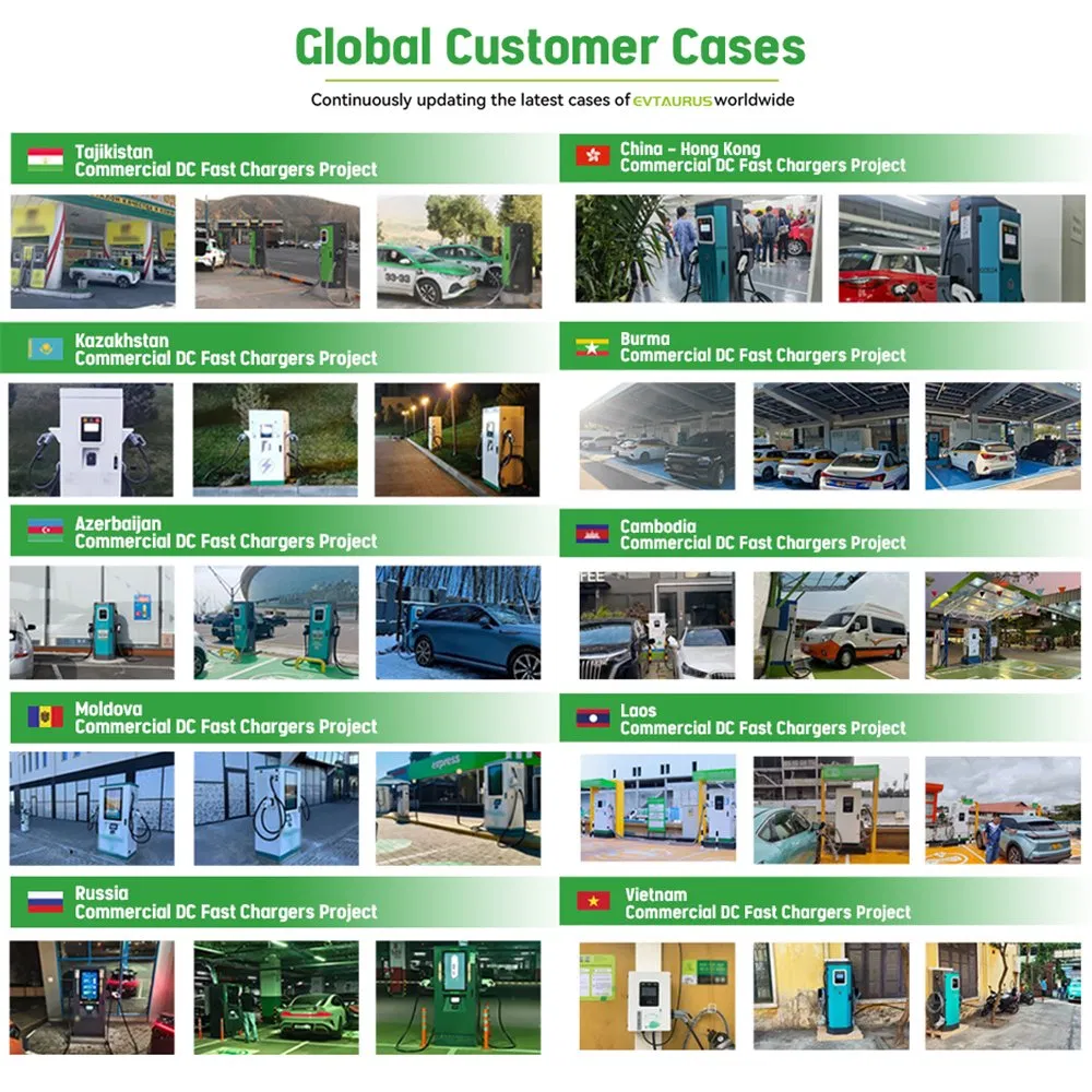 120kw 160kw 180kw 240kw شاحن كهربائي سريع للحافلات والشاحنات التجارية الكهربائية مع تكامل شبكة خلفية Ocpp لمراكز أسطول النقل