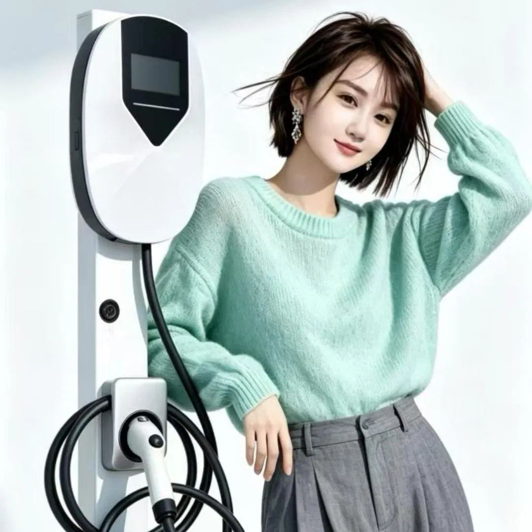 نوع الاستخدام المنزلي التجاري 2 / موصل Gbt 7kw 11kw 22kw محطة شحن سيارة كهربائية Ocpp EV Wallbox Charger