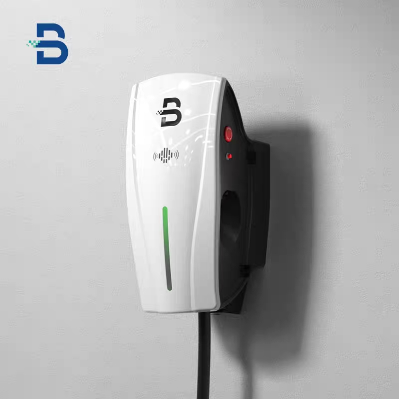 شاحن كهربائي تجاري بنى 7kw 22 كيلووات RFID 4G محطة شحن كهربائية Type2 محطات شحن السيارات الكهربائية GB/T للاستخدام الخارجي