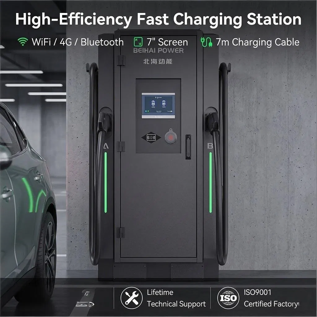مصنع المصدر 240kw شاحن تيار مستمر سريع عالي الكفاءة لشحن المرافق العامة